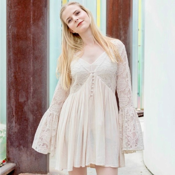 Free People | Dresses | Free People Lace Bell Sleeve Dress Xs | Poshmark Free People | Dresses | Free People Lace Bell Sleeve Dress Xs | Poshmark
